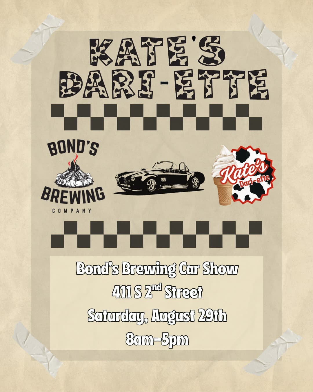 Kate’s Dari-ette at Bond’s Brewing Car Show