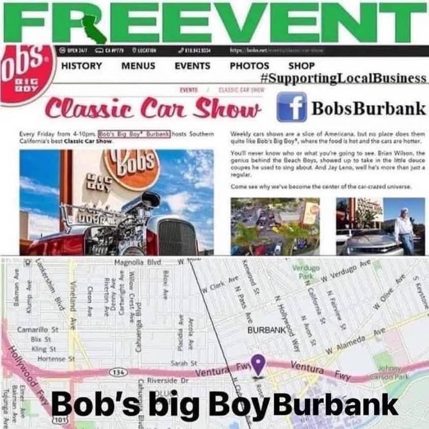 Bob’s Big Boy Burbank Classic Car Show