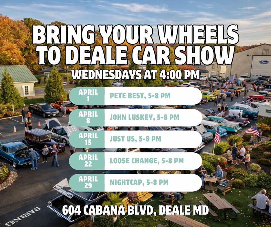 Bring Your Wheels To Deale Car Show