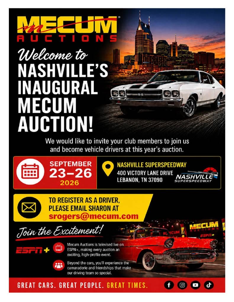 Nashville's Inaugural Mecum Auction