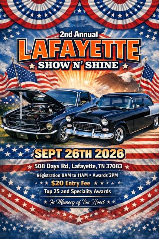 2nd Annual Lafayette Show N’ Shine