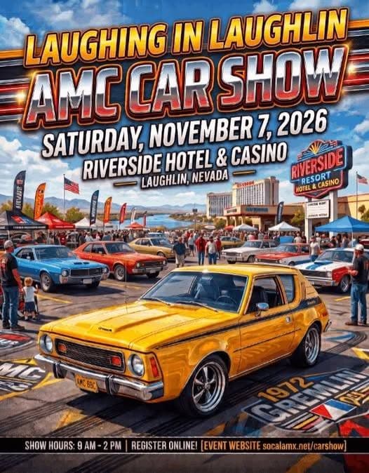 Laughing in Laughlin AMC Car Show