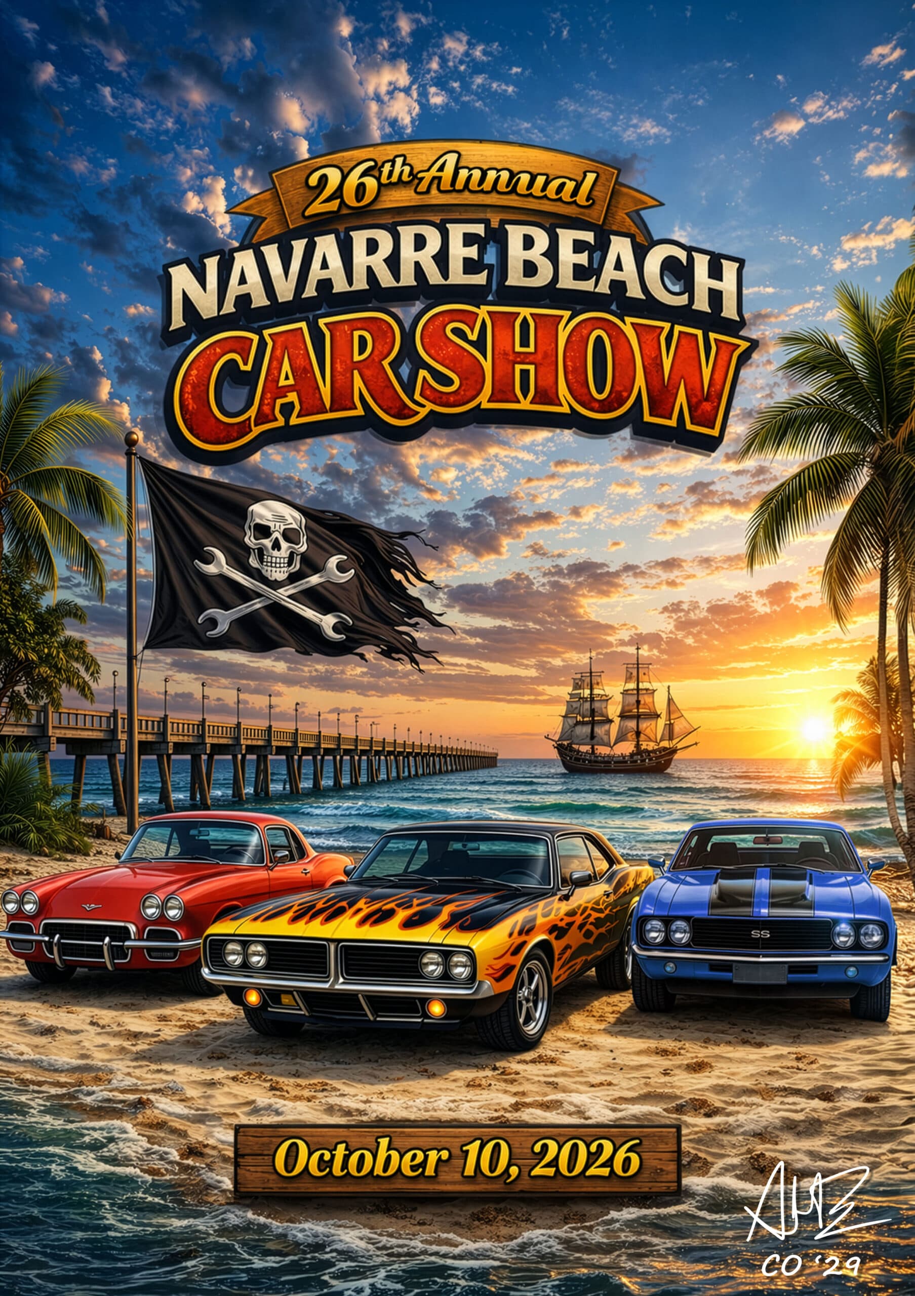 26th Annual Navarre Beach Car, Truck & Bike Show