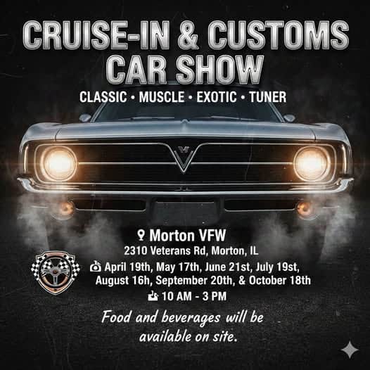 Morton VFW Cruise-In & Customs Car Show