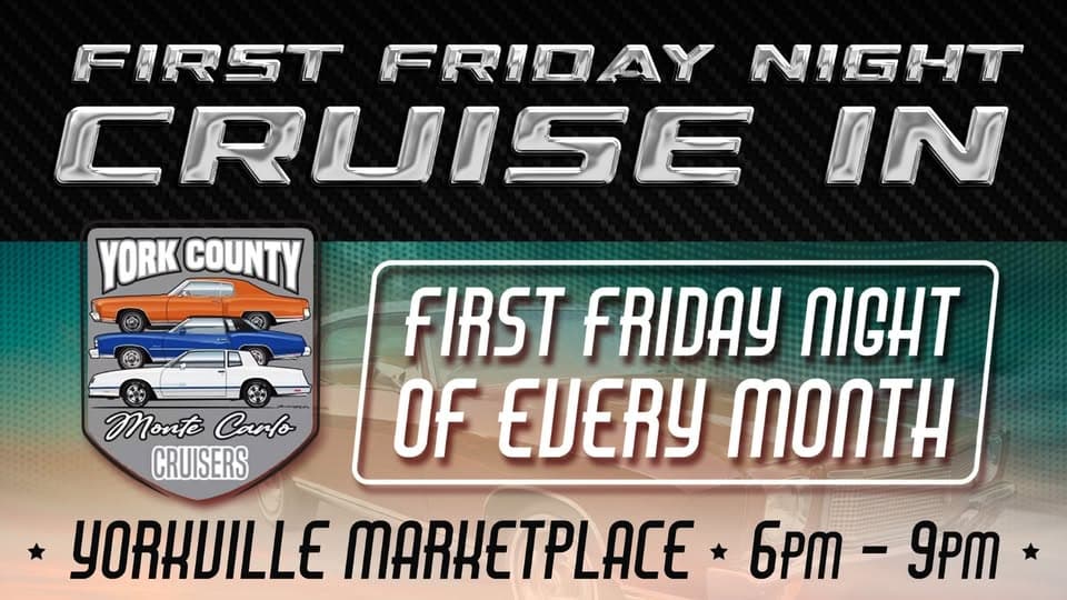 York County Monte Carlo Cruisers First Friday Night Cruise in