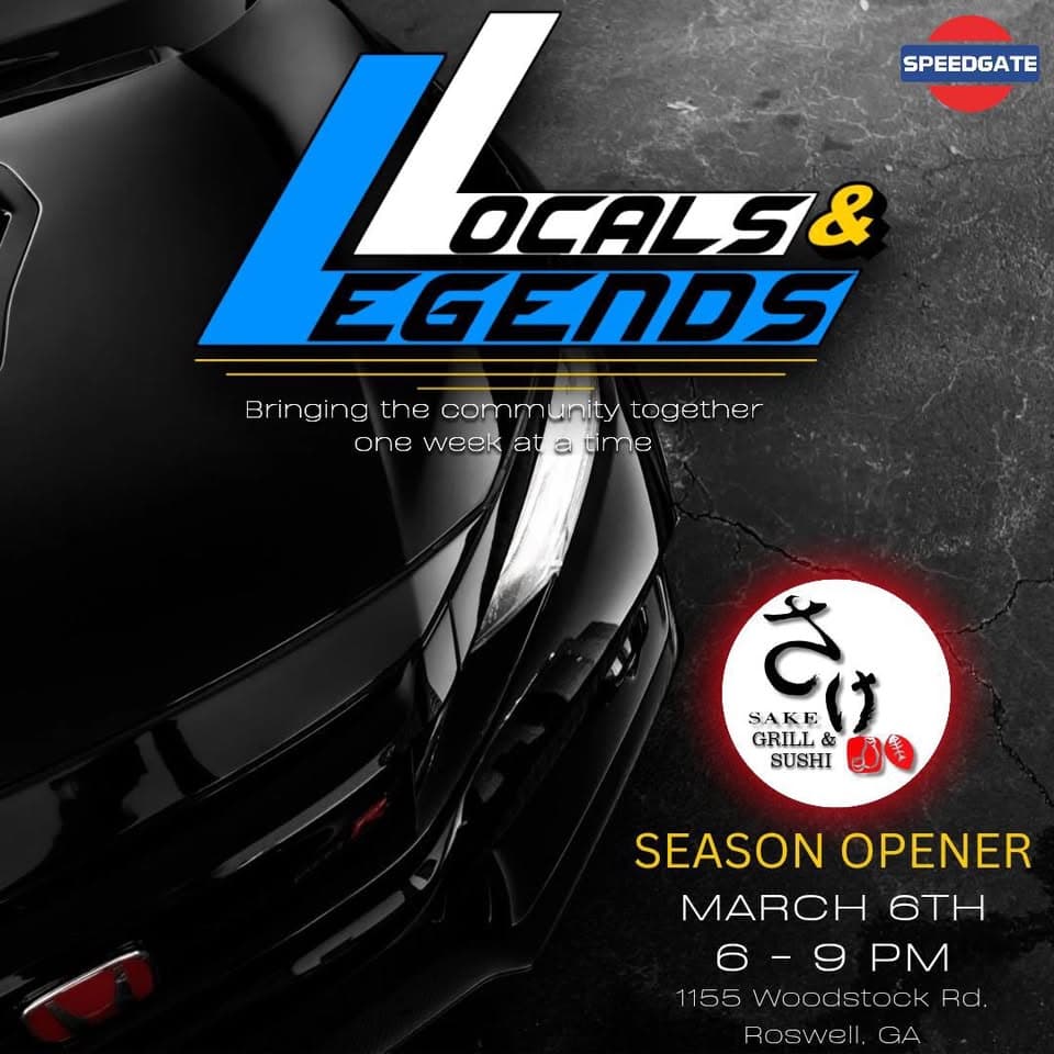Locals and Legends – Weekly Car Meet – Sake in Roswell, GA