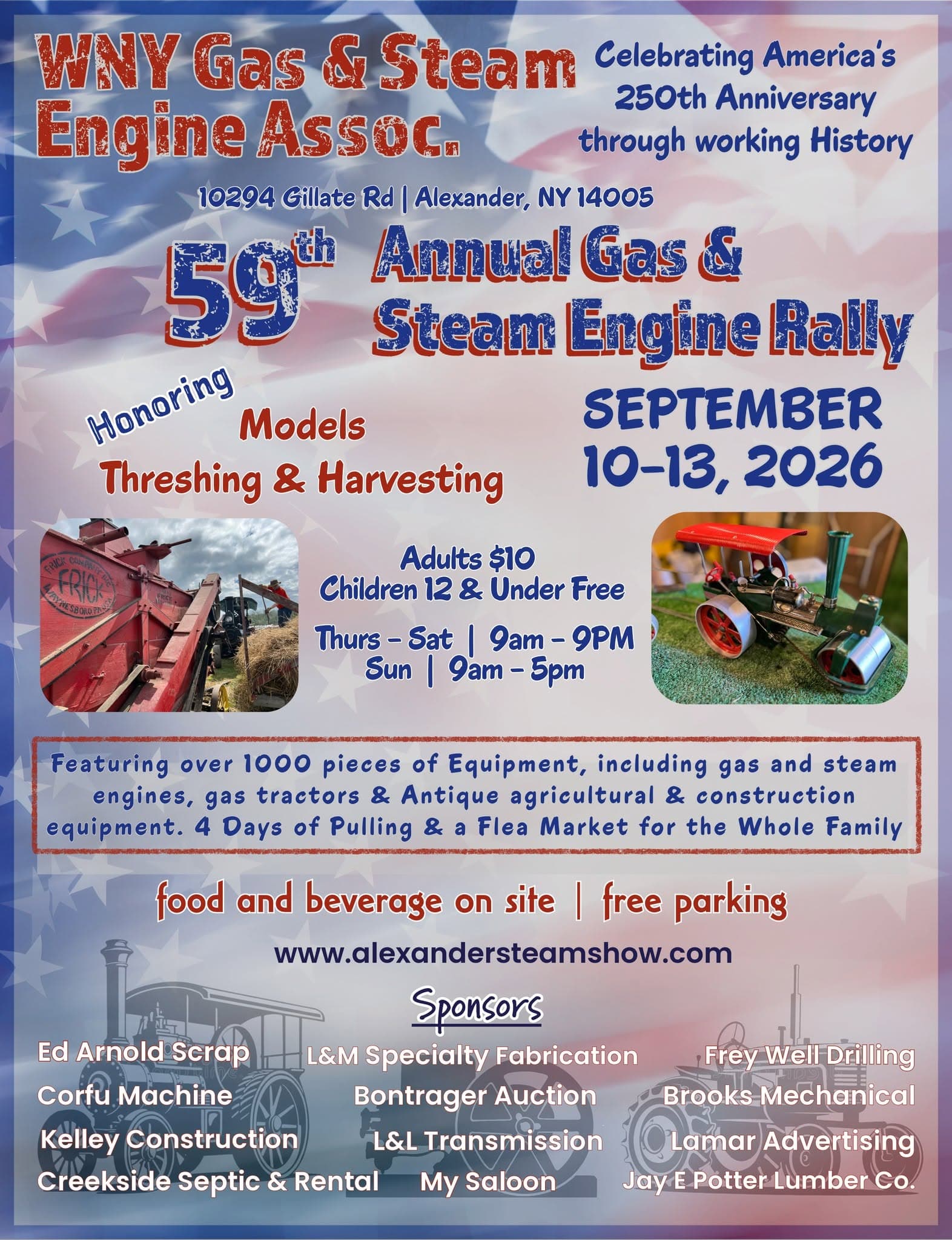 WNY Gas & Steam Engine Assoc. 59th Annual Gas & Steam Engine Rally