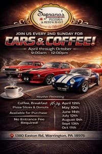 PA: Soprano's Cars & Coffee