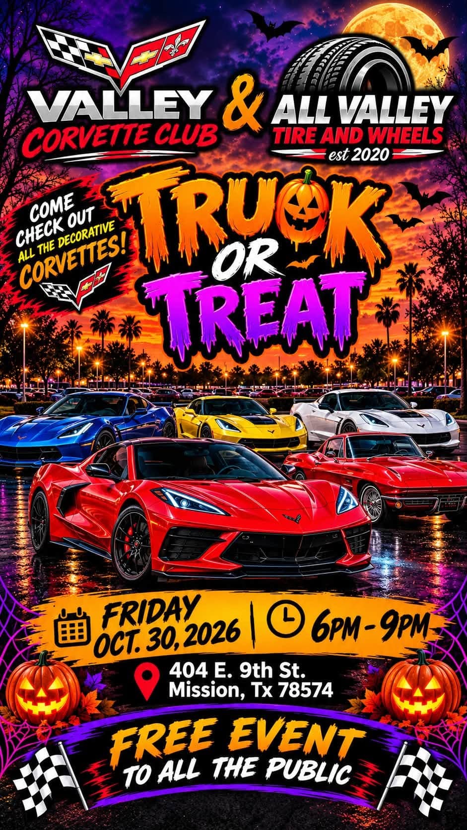 Valley Corvette Club Truck or Treat