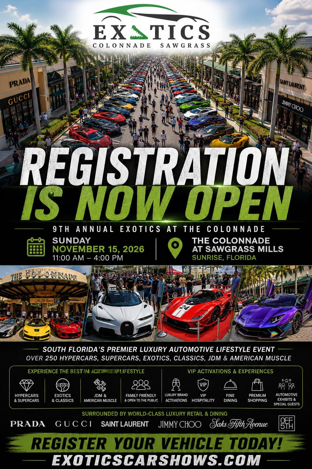 9th Annual Exotics at The Colonnade