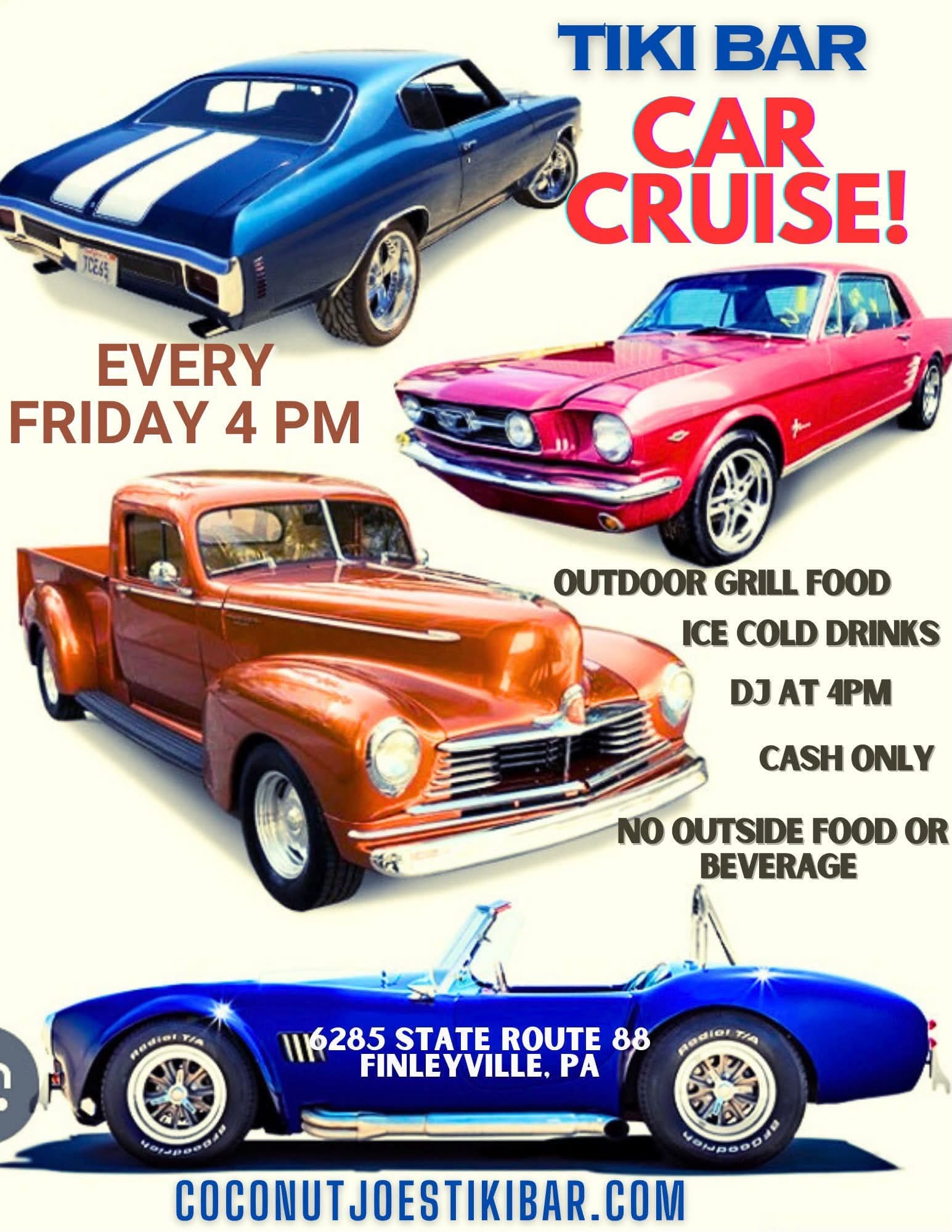 Tiki Bar Car Cruise
