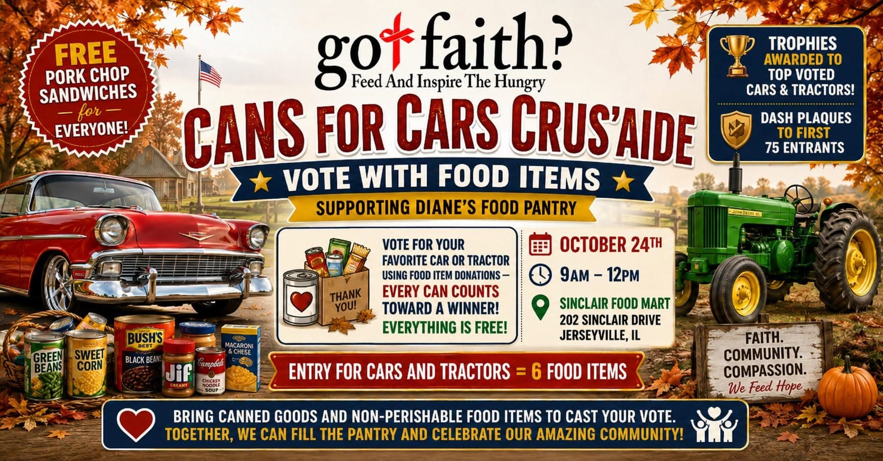 Cans for Cars Crus'aide