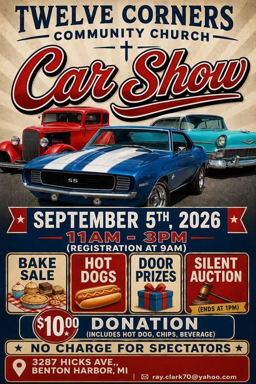 Twelve Corners Community Church Car Show