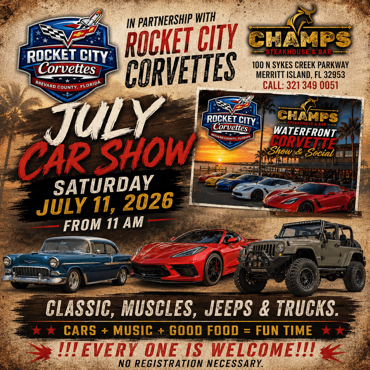 Champs Monthly Car Show