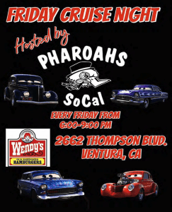 Friday Cruise Night - Hosted by Pharoahs So Cal.