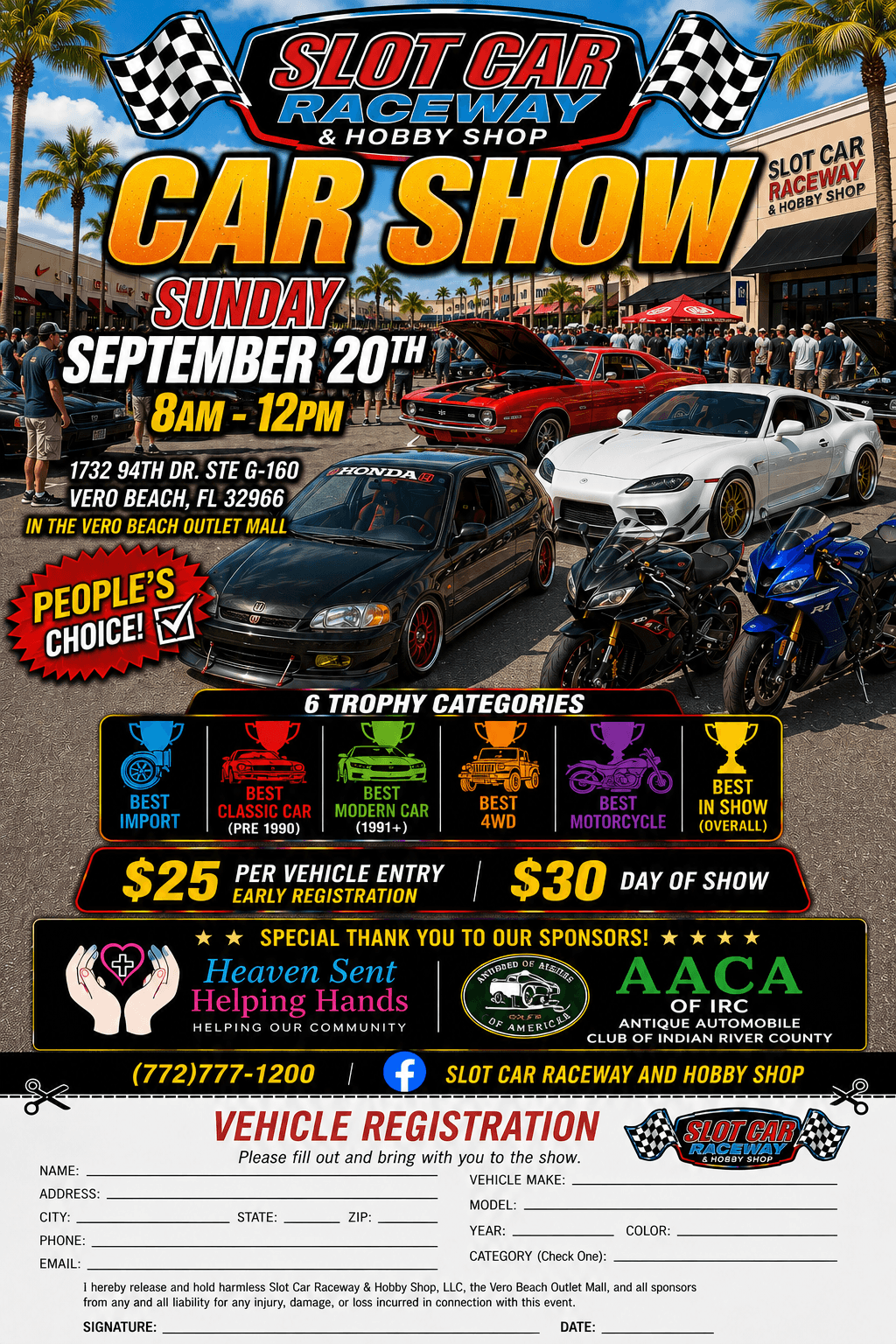 Slot Car Raceway & Hobby Shop Car Show