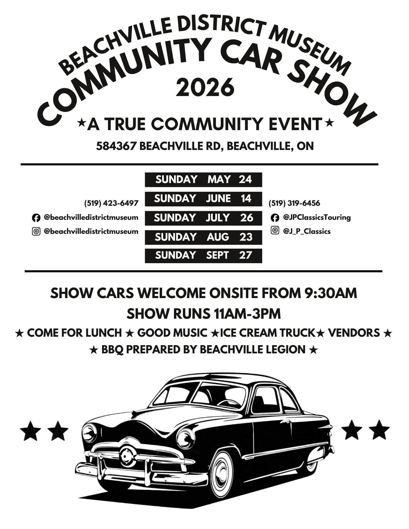 Beachville District Museum Community Car Show