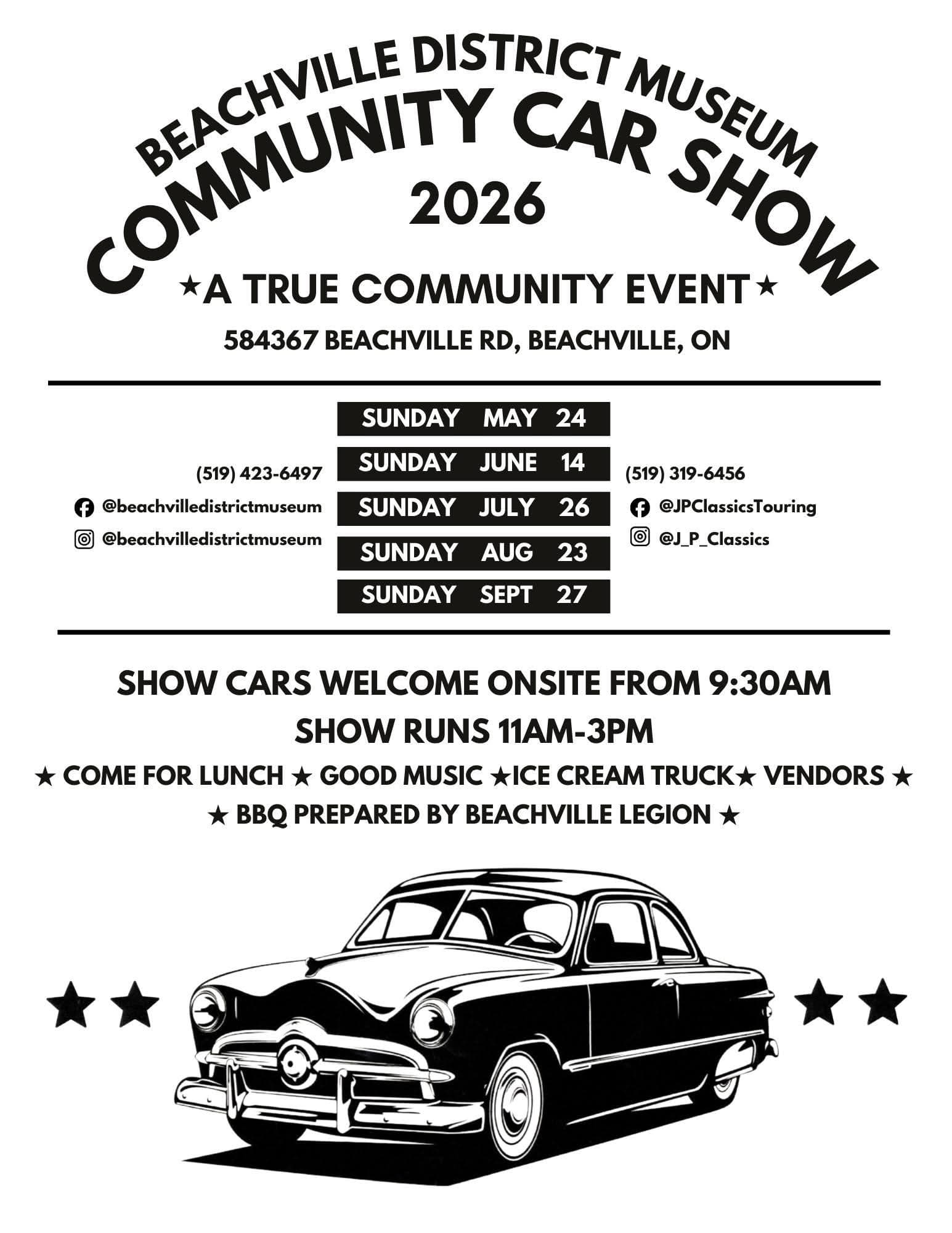 Beachville District Museum Community Car Show