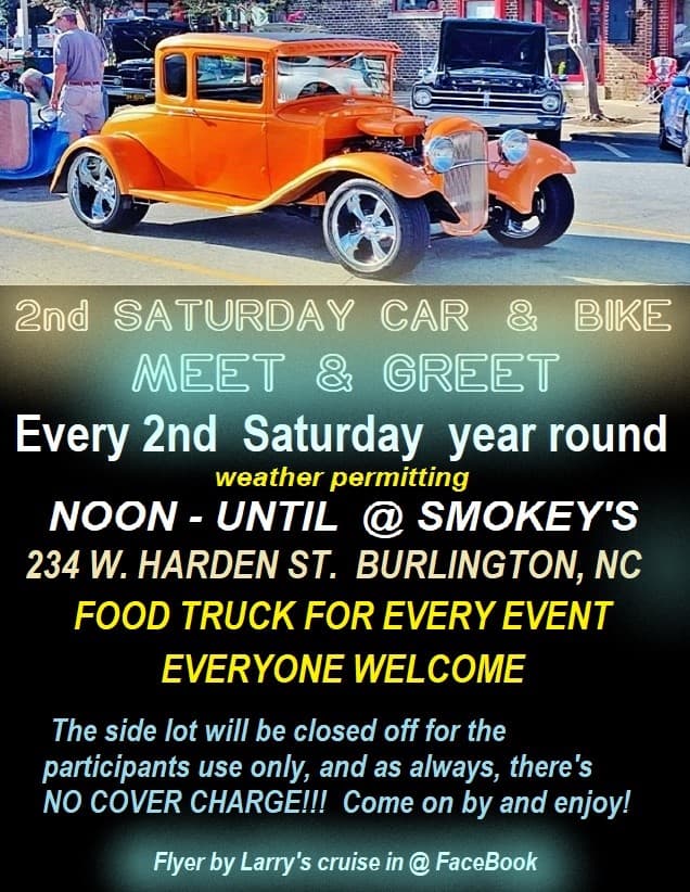 2nd Saturday Car & Bike Meet & Greet