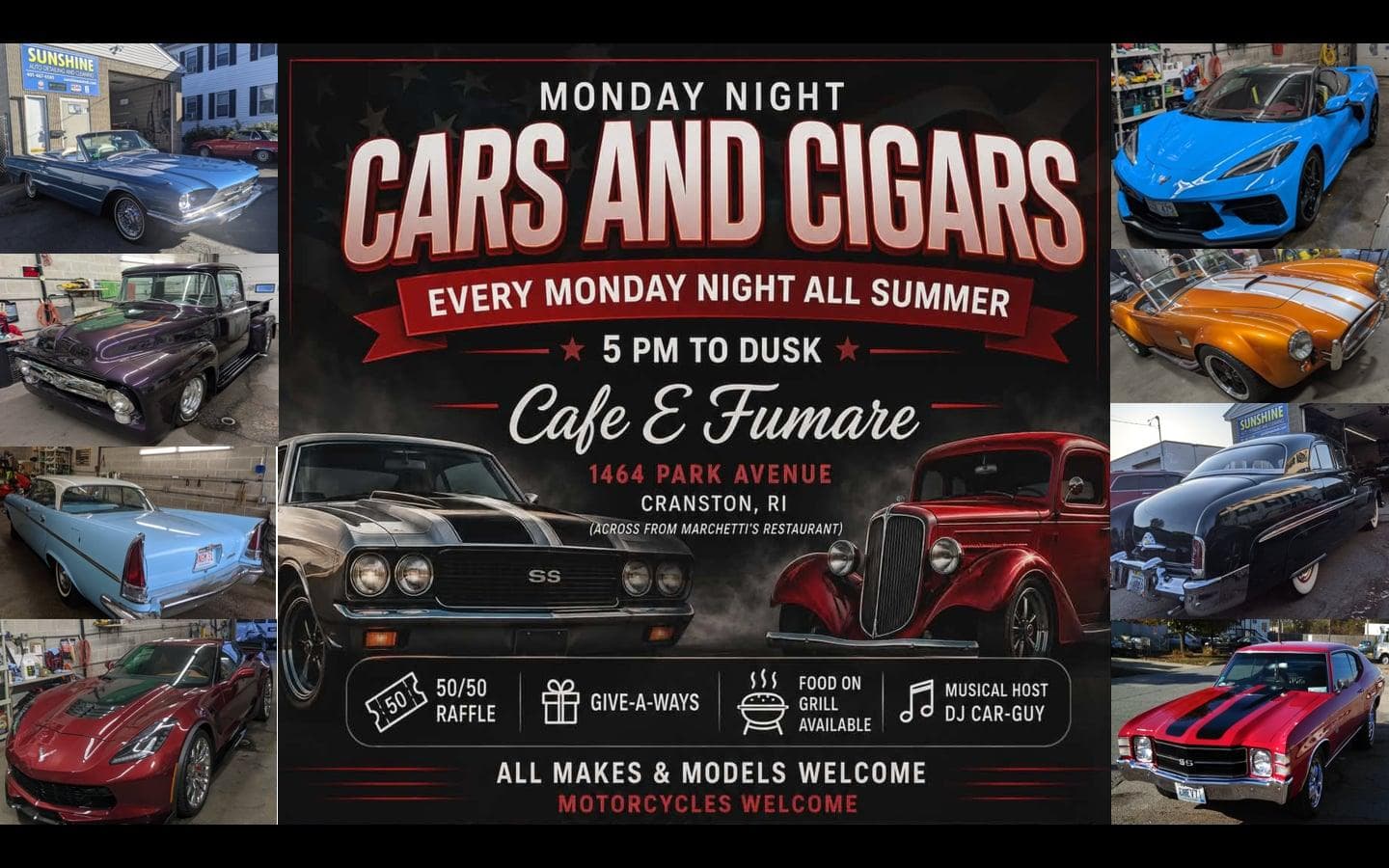 Cafe E Fumare Monday Night Cars and Cigars