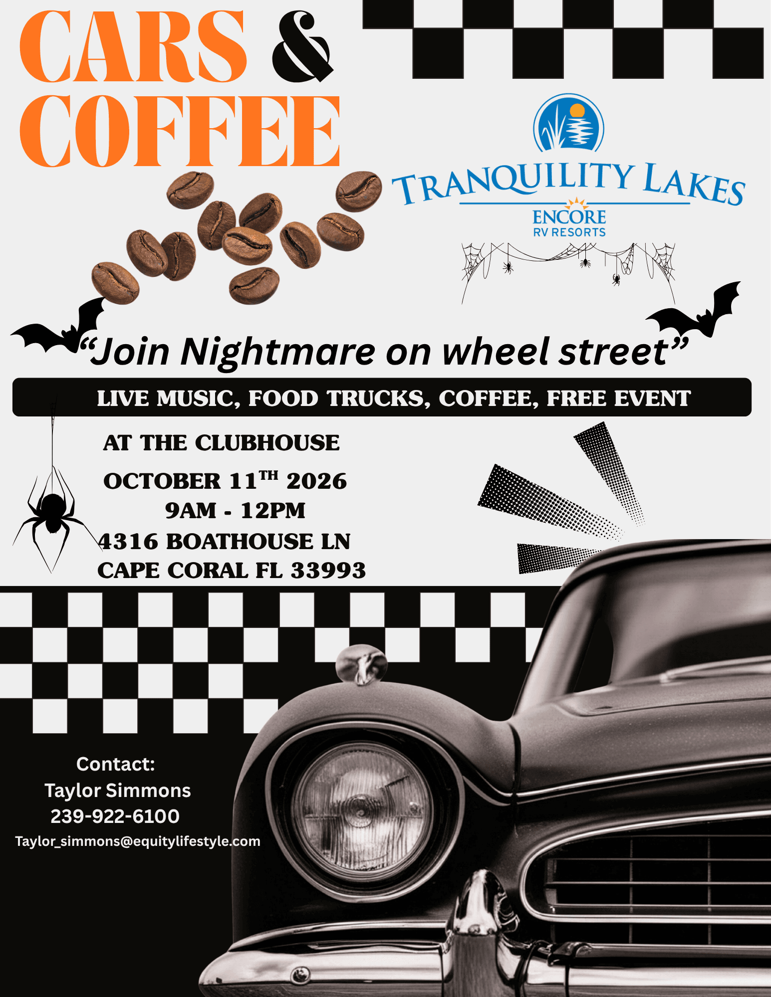 Cars And Coffee At Tranquility Lake