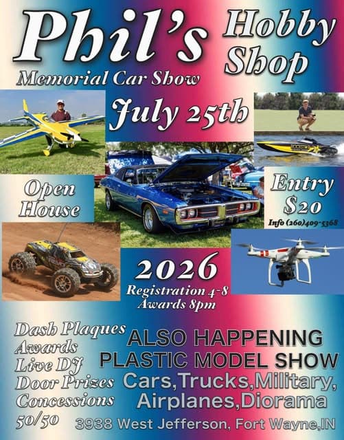 Phil’s Memorial Car Show