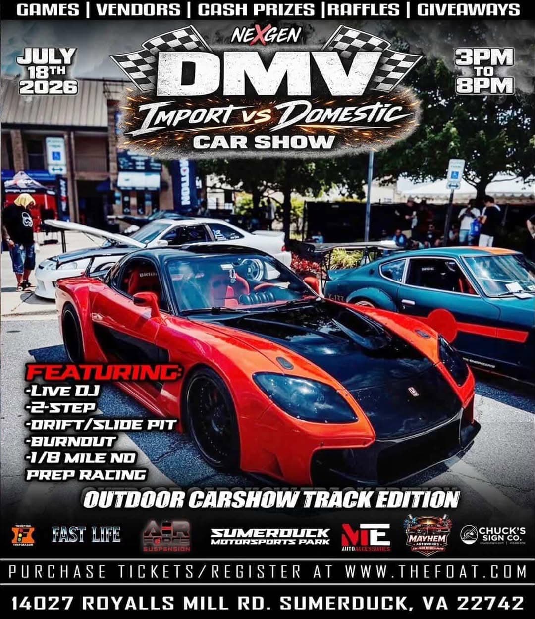 NEXGEN DMV Import vs Domestic Car Show