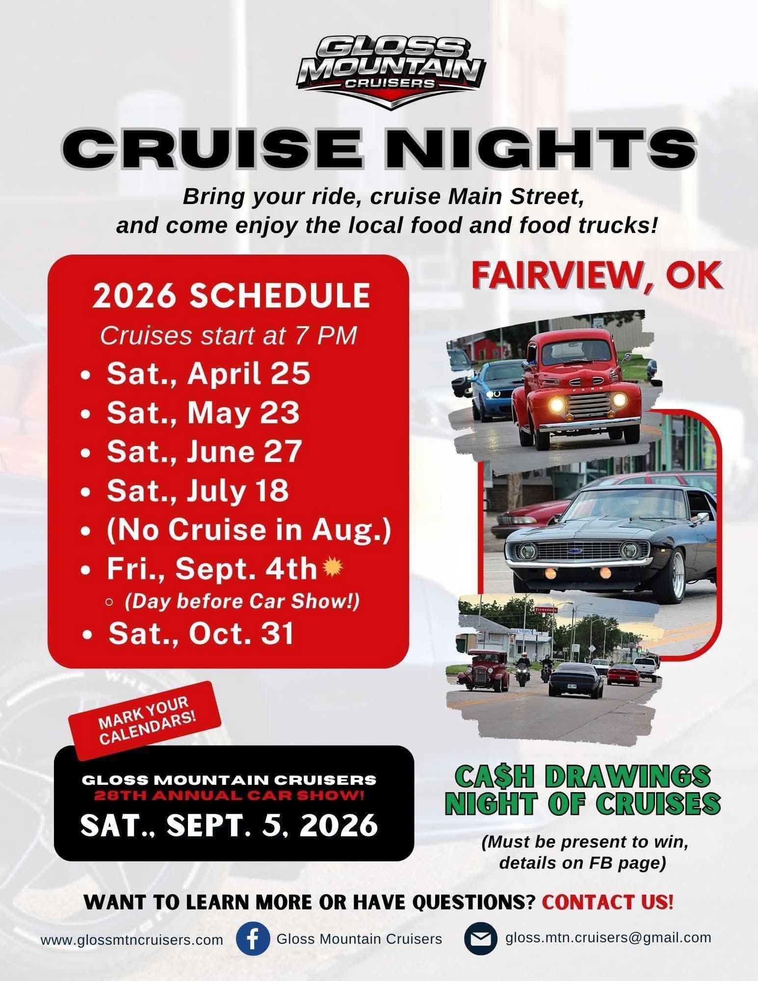 Gloss Mountain Cruisers Cruise Nights