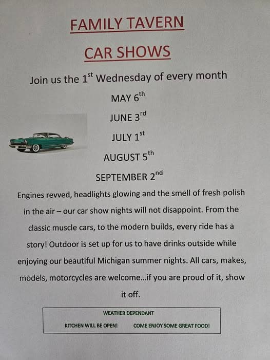 Family Tavern Car Show
