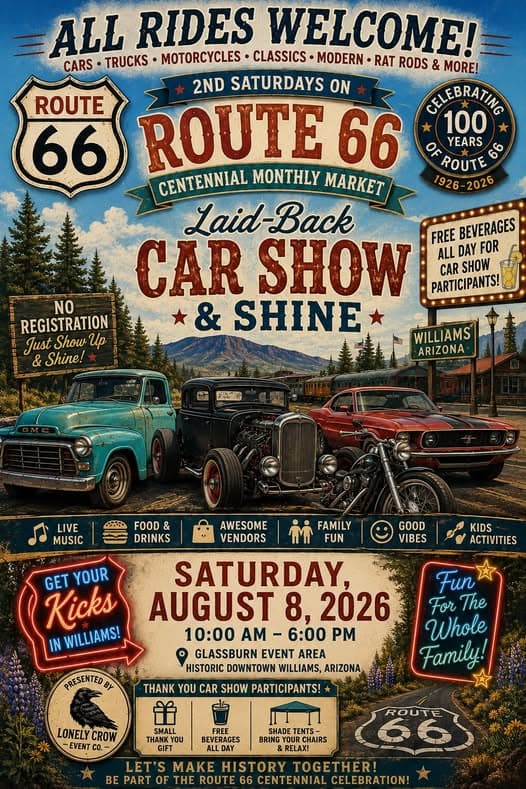 2nd Saturdays on Route 66 Car Show