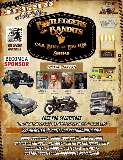 Bootleggers and Bandits Car Bike and Big Rig Show