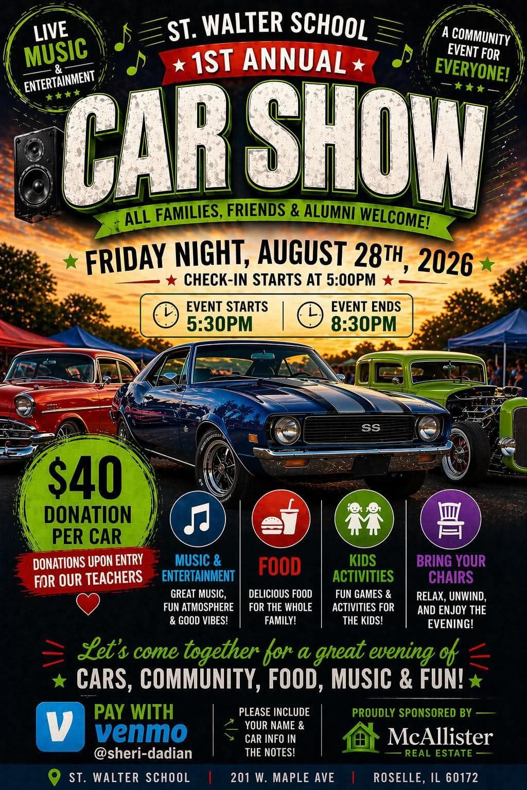 St. Walter School 1st Annual Car Show
