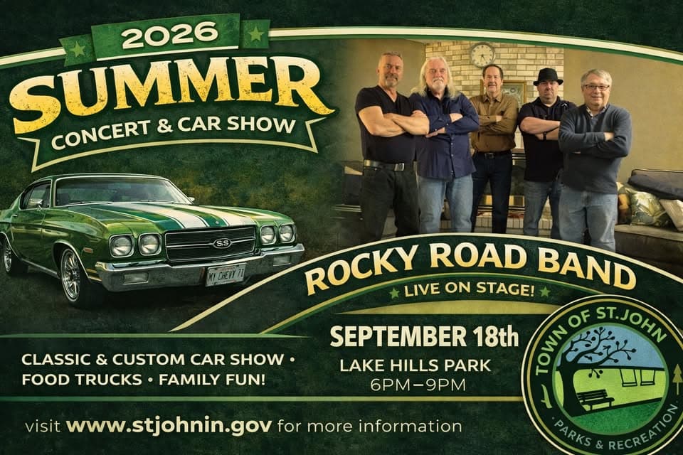 ??2026 Summer Concert Series??-??Rocky Road Band??-September 18th-6pm-9pm- Lake Hills Park