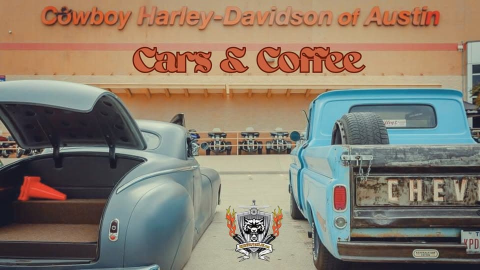 Cars & Coffee at Cowboy Harley-Davidson