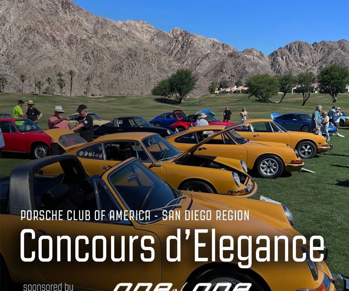 Porsche Club of America San Diego Region Concours d’Elegance