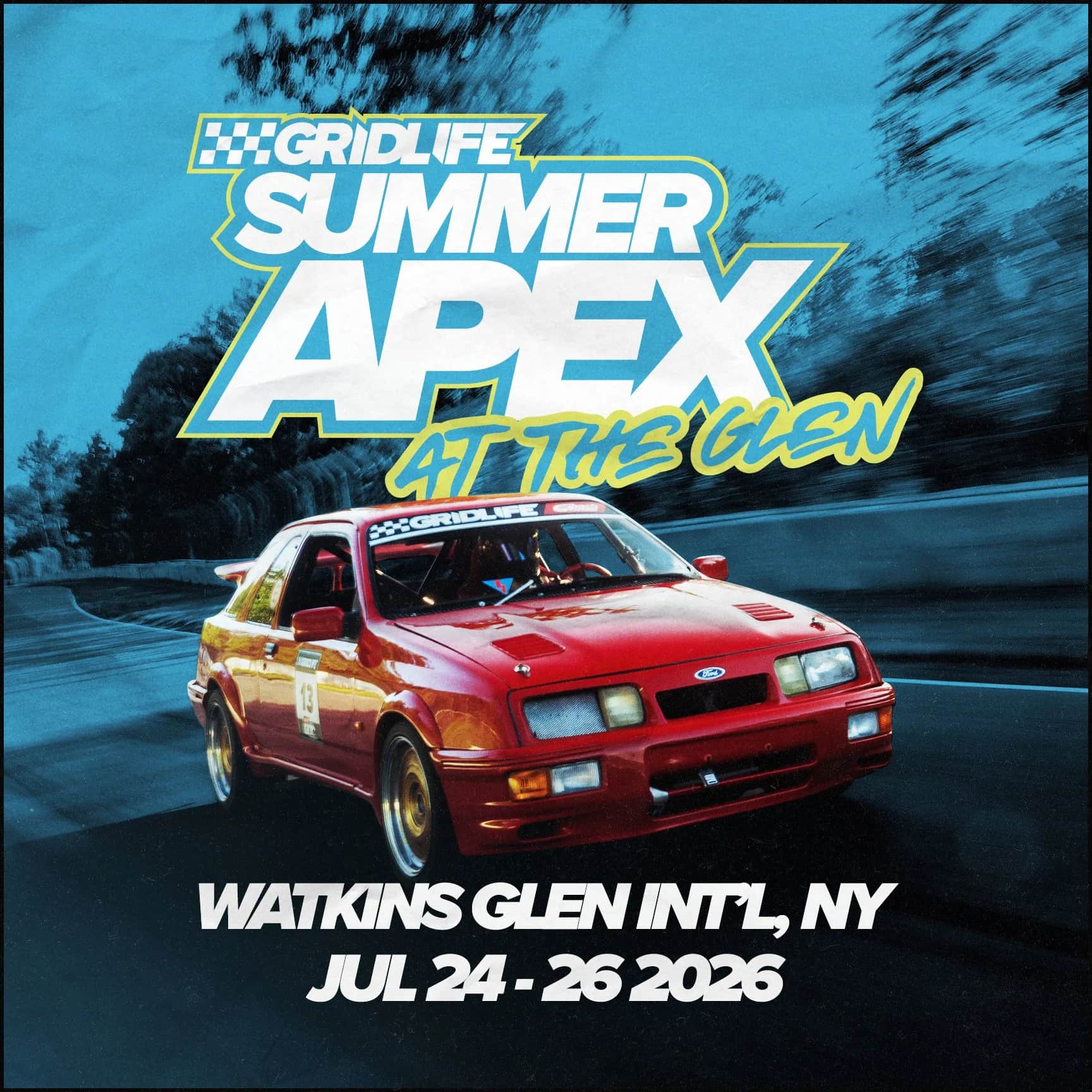 GRIDLIFE Summer Apex at the Glen Watkins Glen International, NY July 24 - 26 2026
