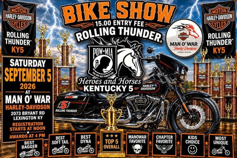 Rolling Thunder Kentucky 5 Bike Show