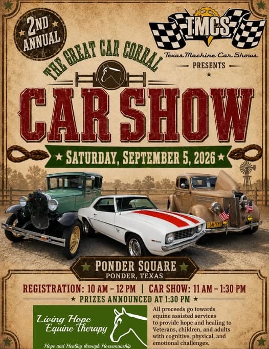 2nd Annual the Great Car Corral Car Show
