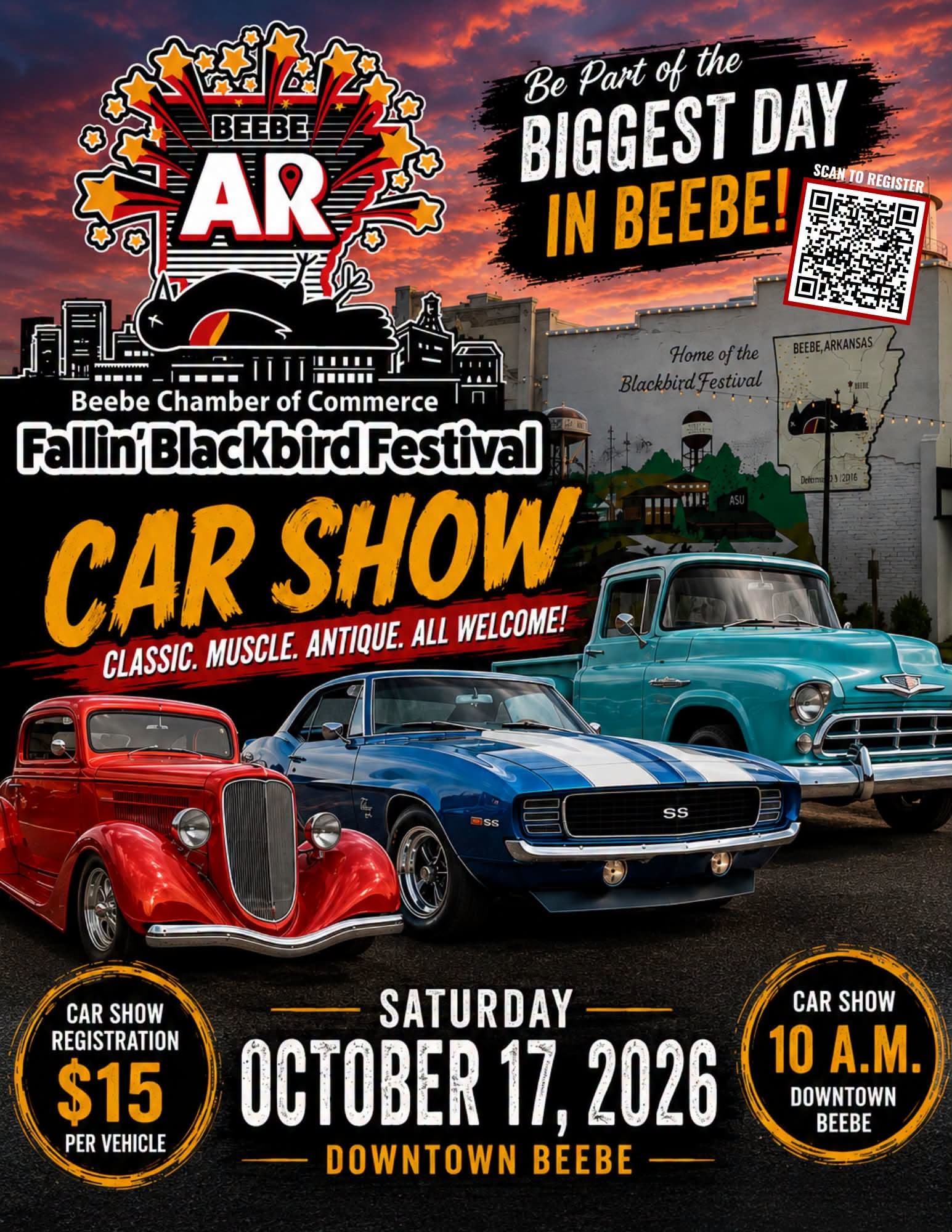 Fallin' Blackbird Festival Car Show
