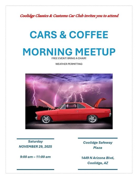 CARS & COFFEE MORNING MEETUP