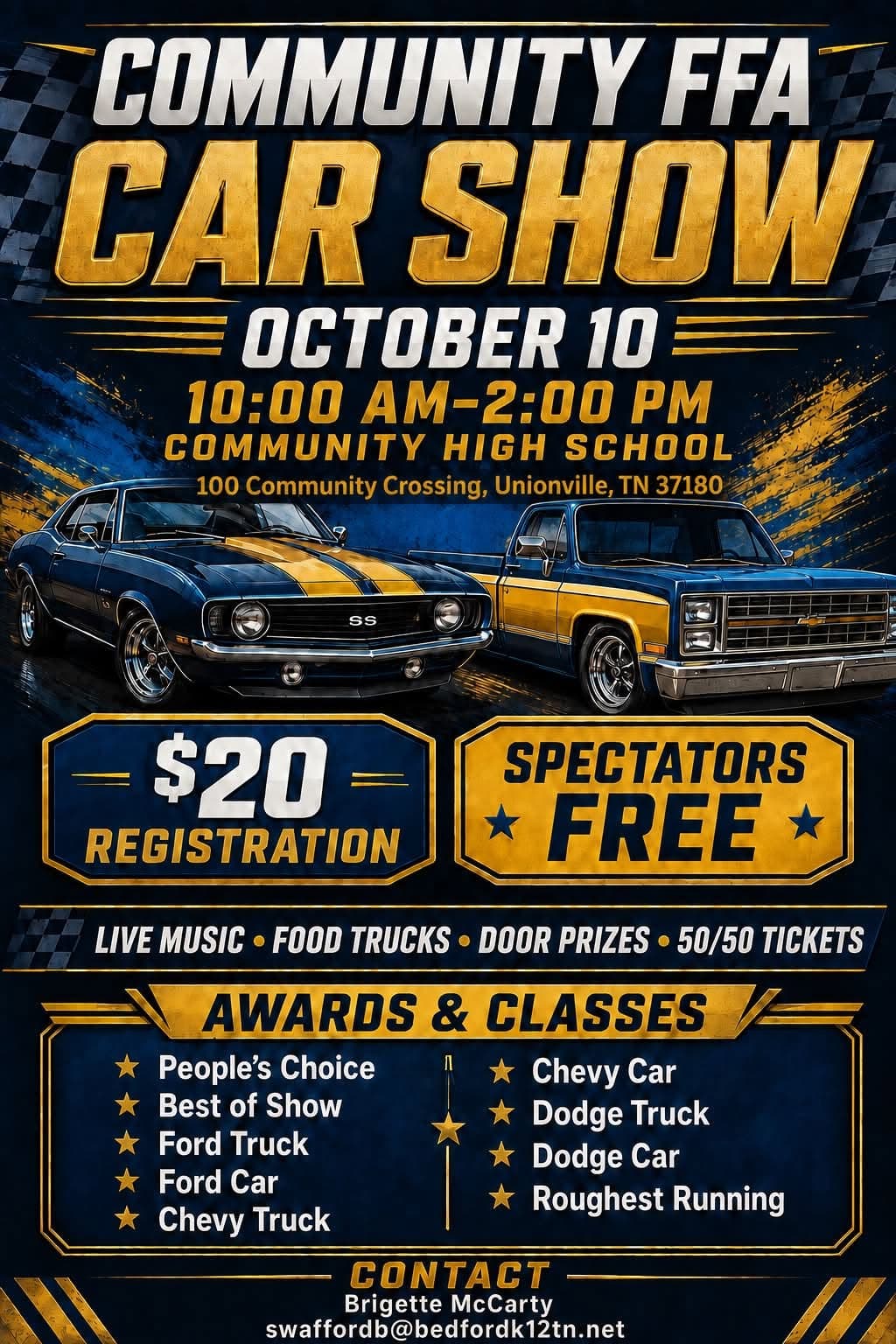 Community FFA Car Show