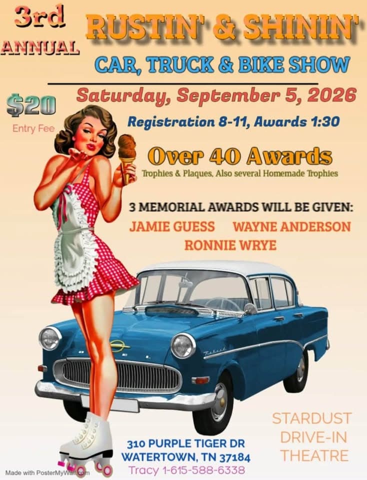 3rd Annual Rustin & Shinin Car, Truck & Bike Show