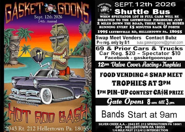 Car Show Gasket Goons Hot Rod Bash