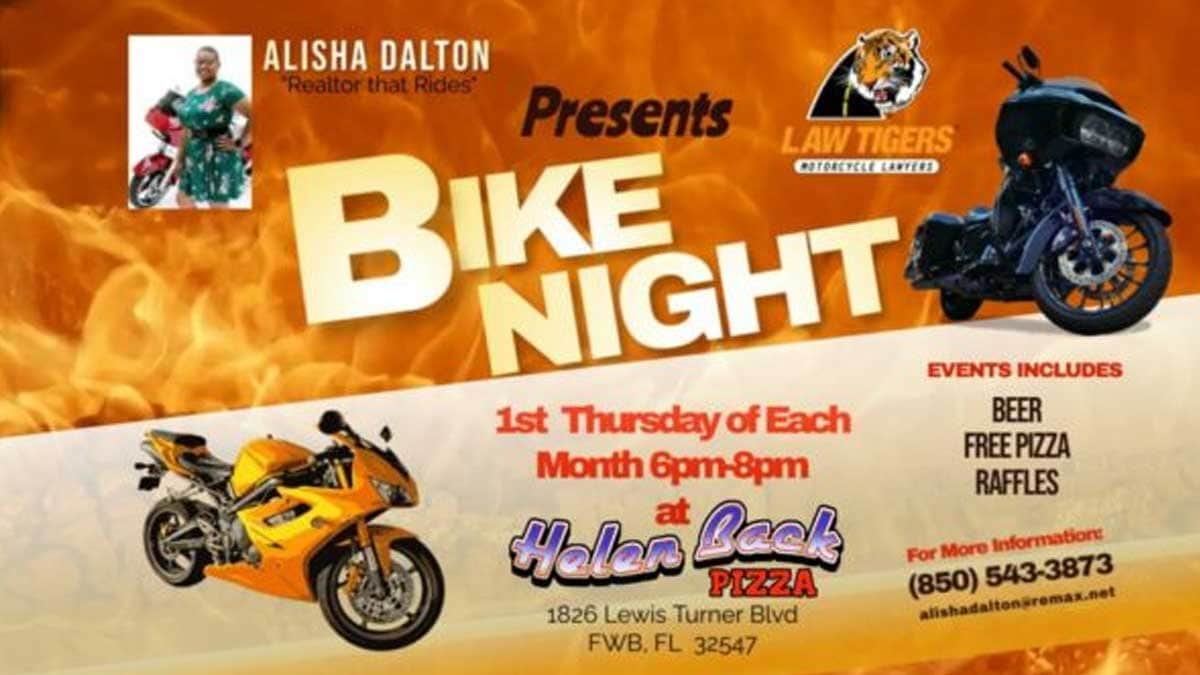 Bike Night at Helen Back Pizza
