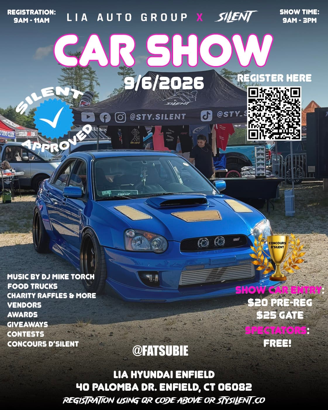 SILENT x LIA 2026 Car Show & Concours Event