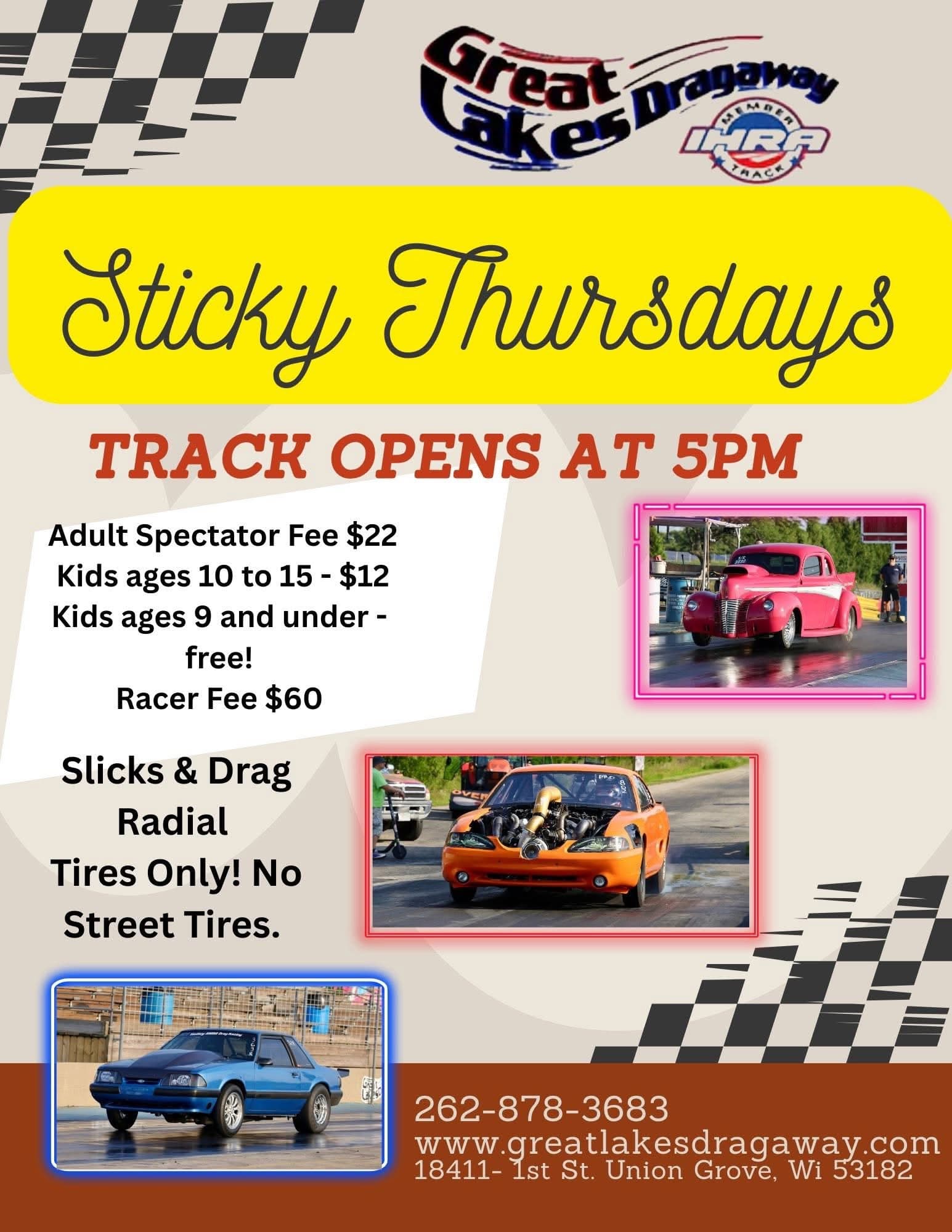 Great Lakes Dragaway Sticky Thursdays