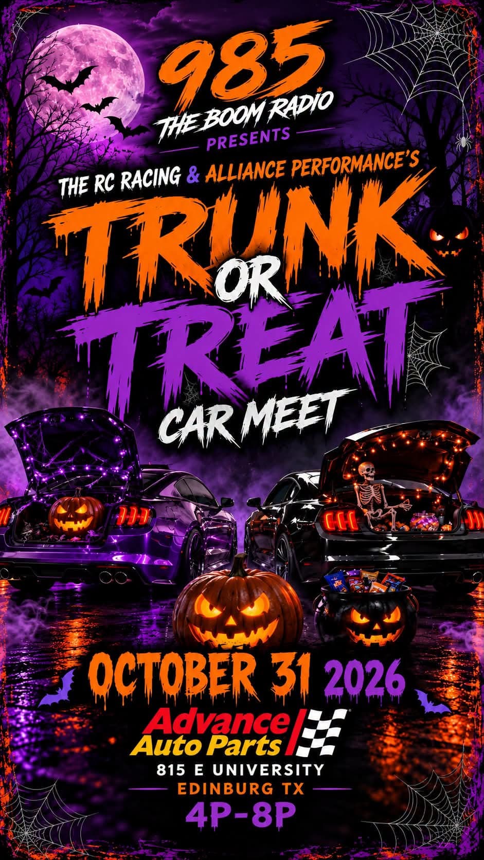 RC Racing & Alliance Performance Trunk or Treat Car Meet