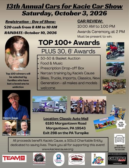 13th Annual Cars For Kacie Car Show