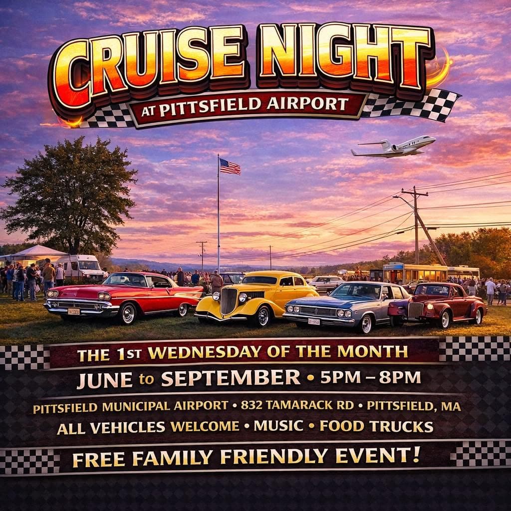 Cruise Night at Pittsfield Airport