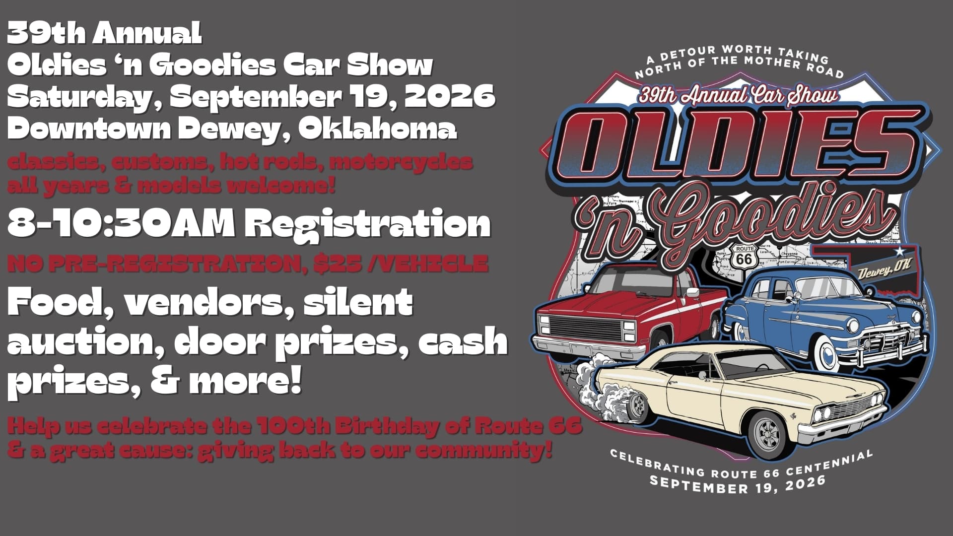 39th Annual Oldies ‘n Goodies Car Show